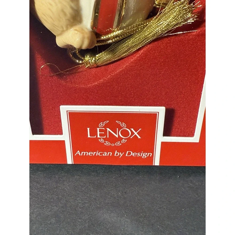 Lenox Furry Friends Playful Cat Ornament 3.5